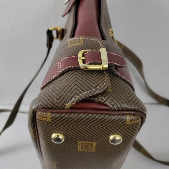 💥FINAL PRICE💥 Texier Vintage Brown Leather Logo Shoulder Bag Tote - Picture 9 of 12